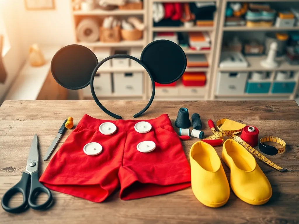Jak zrobić strój myszki Miki? Prosty przewodnik krok po kroku