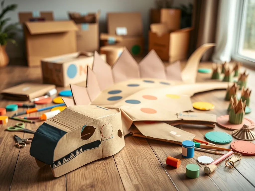 Jak zrobić strój dinozaura z kartonu? Przewodnik krok po kroku