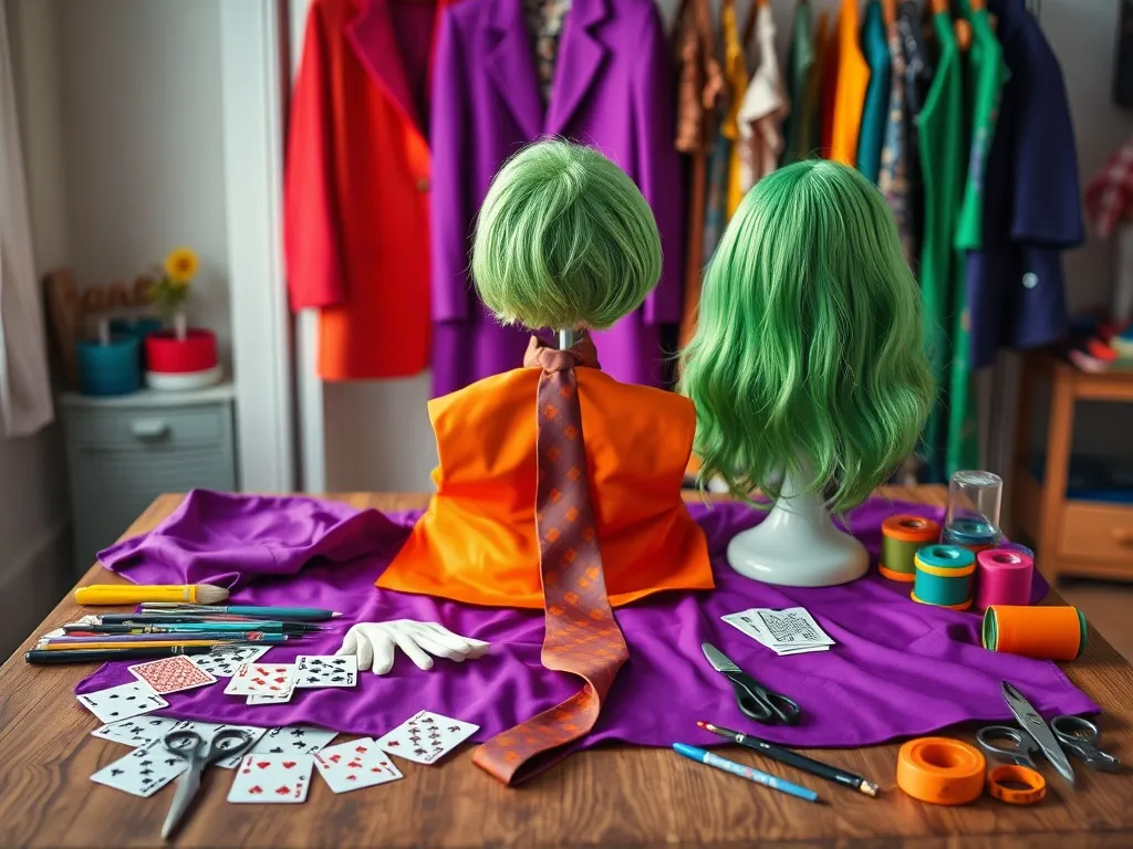 Jak zrobić strój jokera? Przewodnik krok po kroku