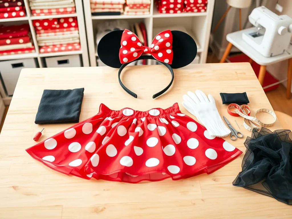 Jak zrobić strój Minnie? Prosty przewodnik krok po kroku